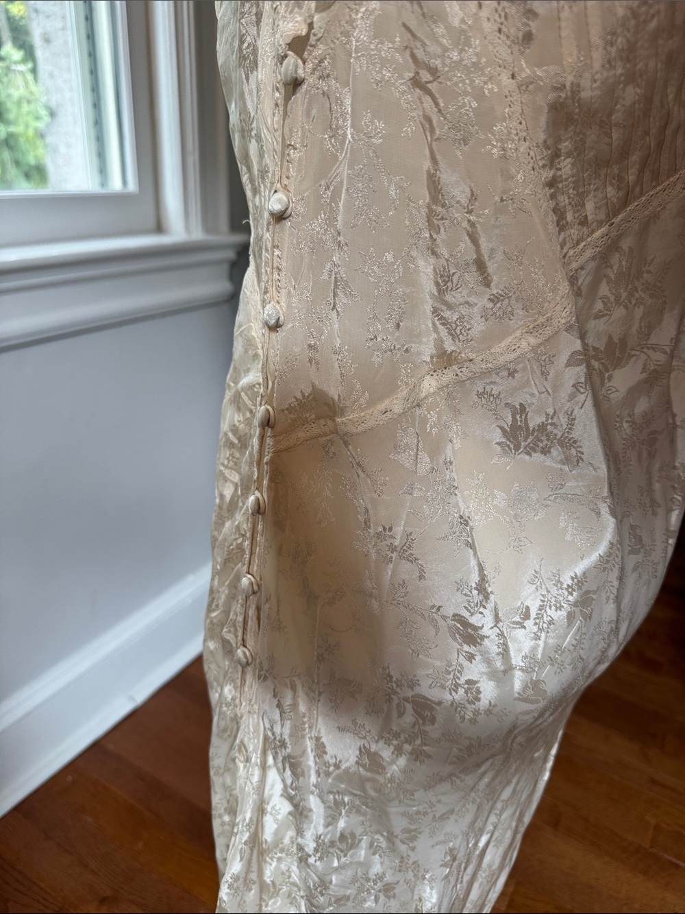 NWOT Intimately “Me With You” Ivory slip Dress - Picture 8 of 12